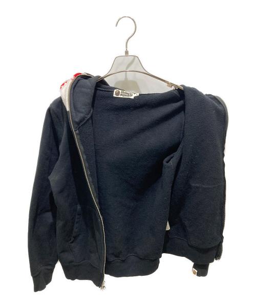A BATHING APE（ア ベイシング エイプ）A BATHING APE (ア ベイシング エイプ) PANDA FULL ZIP HOODIE ブラック サイズ:Mの古着・服飾アイテム