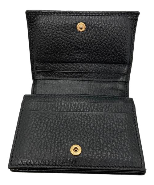 GUCCI（グッチ）GUCCI (グッチ) ダブルG カードケース ウォレット ブラックの古着・服飾アイテム