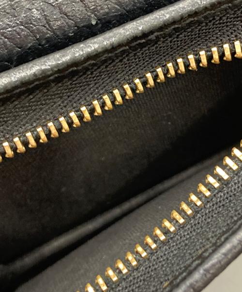 GUCCI（グッチ）GUCCI (グッチ) ダブルG カードケース ウォレット ブラックの古着・服飾アイテム