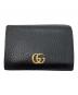 GUCCI（グッチ）の古着「ダブルG カードケース ウォレット」｜ブラック