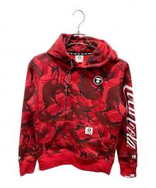 Aape BY A BATHING APE×Coca Cola（エーエイプ バイ アベイシングエイプ×コカコーラ）の古着「プルオーバーパーカー」｜レッド