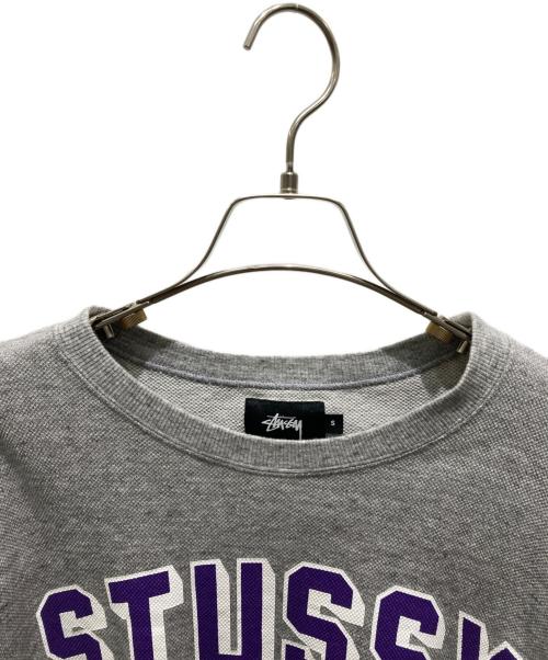 stussy（ステューシー）stussy (ステューシー) ショート丈スウェット グレー サイズ:Ｓの古着・服飾アイテム