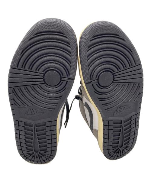 NIKE（ナイキ）NIKE (ナイキ) JORDAN BRAND AIR JORDAN 1 MID SE WHITE/OIL GREY-CAVE STONE-DARK SULFUR グレー サイズ:28の古着・服飾アイテム