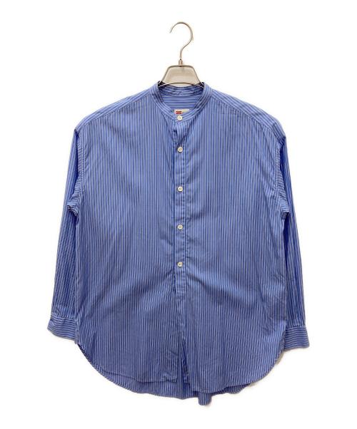 Traditional Weatherwear（トラディショナルウェザーウェア）Traditional Weatherwear (トラディショナルウェザーウェア) GTS TUCK UP SHIRT ブルー サイズ:Sの古着・服飾アイテム