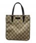 GUCCI（グッチ）の古着「GGスプリーム　ミニハンドバッグ」｜ブラウン