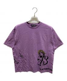 Hysteric Glamour（ヒステリックグラマー）の古着「プリントTシャツ」｜パープル
