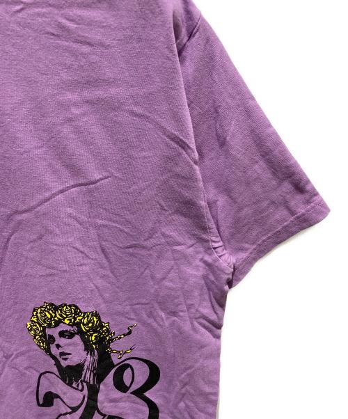 Hysteric Glamour（ヒステリックグラマー）Hysteric Glamour (ヒステリックグラマー) プリントTシャツ パープル サイズ:XL 未使用品の古着・服飾アイテム