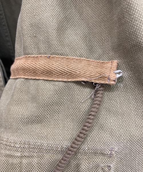 VALENTINO（ヴァレンティノ）VALENTINO (ヴァレンティノ) ミリタリーライクコットンオーバーサイズハーフコート カーキ サイズ:38の古着・服飾アイテム