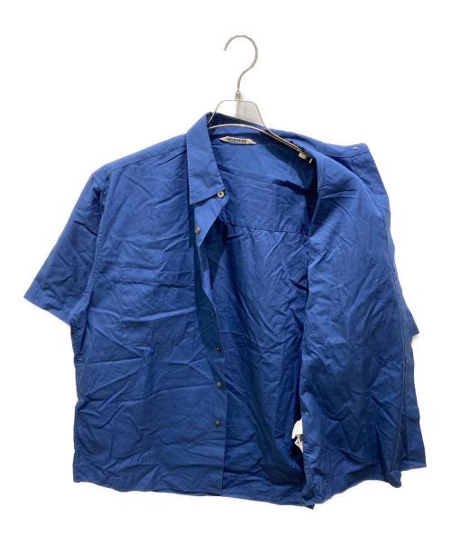 AURALEE（オーラリー）AURALEE (オーラリー) 半袖シャツ ブルー サイズ:4の古着・服飾アイテム
