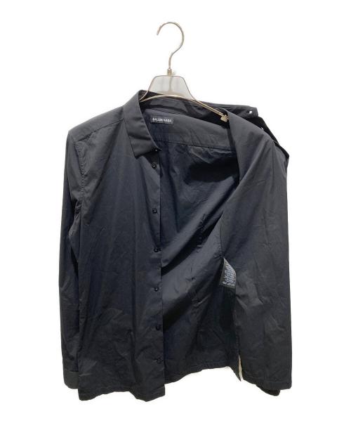 BALENCIAGA（バレンシアガ）BALENCIAGA (バレンシアガ) レギュラーシャツ ブラック サイズ:38の古着・服飾アイテム