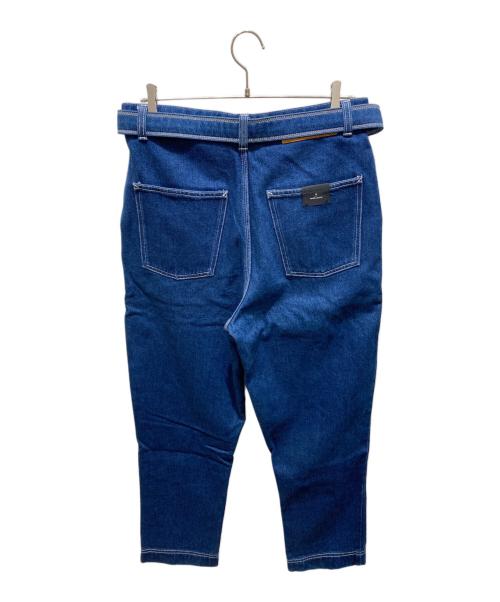 AMI Alexandre Mattiussi（アミアレクサンドルマテュッシ）AMI Alexandre Mattiussi (アミアレクサンドルマテュッシ) ベルト付テーパードデニムパンツ ブルー サイズ:30の古着・服飾アイテム