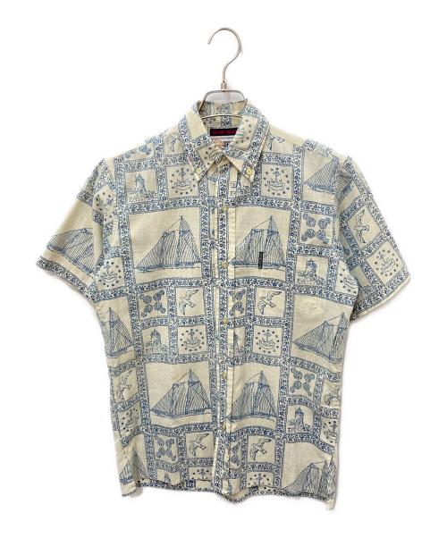 BLUE BLUE（ブルーブルー）BLUE BLUE (ブルーブルー) reyn spooner (レイン スプナー) 半袖シャツ ベージュ サイズ:XSの古着・服飾アイテム