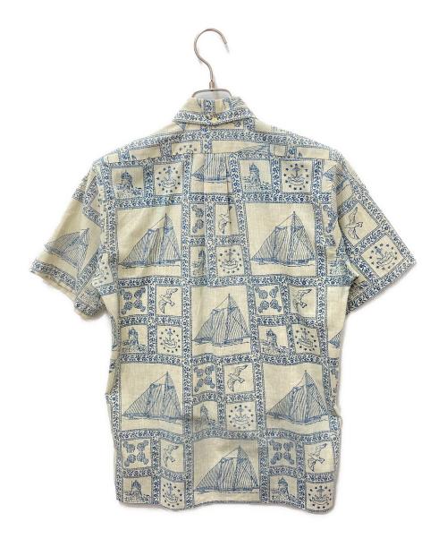 BLUE BLUE（ブルーブルー）BLUE BLUE (ブルーブルー) reyn spooner (レイン スプナー) 半袖シャツ ベージュ サイズ:XSの古着・服飾アイテム