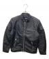 DIESEL（ディーゼル）の古着「J-GLORY/ナイロンライダースジャケット」｜ブラック