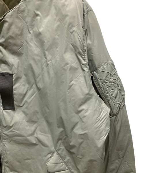 TAION（タイオン）TAION (タイオン) MA-1 リバーシブルダウンブルゾン グレー サイズ:XLの古着・服飾アイテム