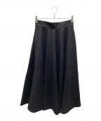 #Newansハッシュニュアンス）の古着「ボリュームフレアスカート」｜ブラック