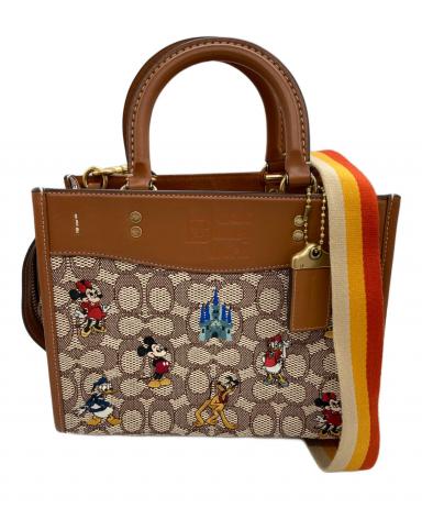 ジ*ク様 レア　coach ディズニー　ショルダーバック 中古・古着通販】COACH (コーチ) DISNEY (ディズニー) 2WAYショルダー