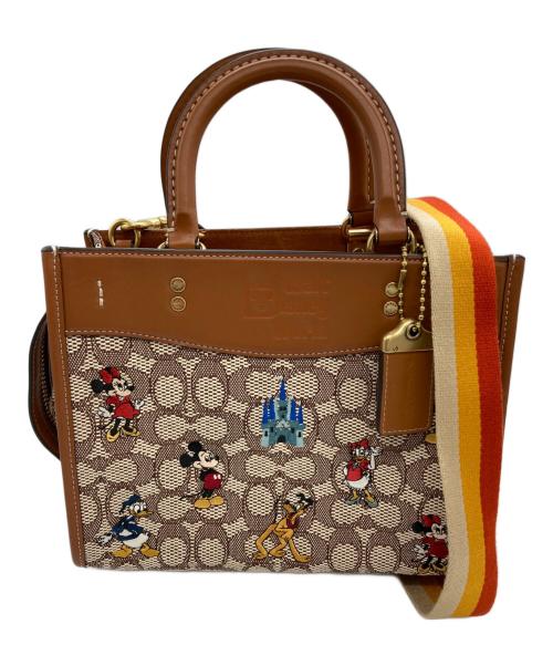 COACH（コーチ）COACH (コーチ) DISNEY (ディズニー) 2WAYショルダーバッグ ブラウンの古着・服飾アイテム
