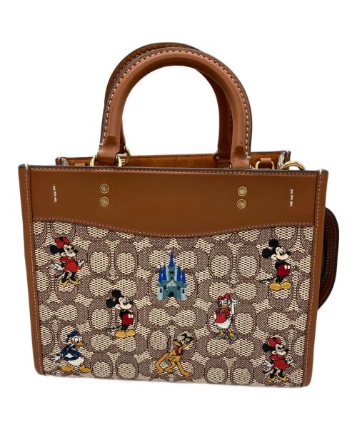 COACH（コーチ）COACH (コーチ) DISNEY (ディズニー) 2WAYショルダーバッグ ブラウンの古着・服飾アイテム