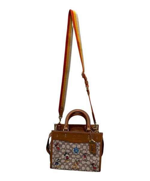 COACH（コーチ）COACH (コーチ) DISNEY (ディズニー) 2WAYショルダーバッグ ブラウンの古着・服飾アイテム