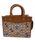 COACH (コーチ) DISNEY (ディズニー) 2WAYショルダーバッグ ブラウン：25000円