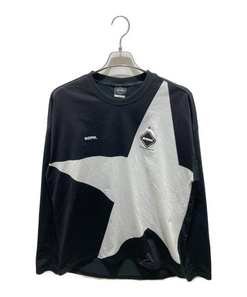 F.C.R.B.（エフシーレアルブリストル）F.C.R.B. (エフシーレアルブリストル) BIG STAR TRAINING L/S TOP ブラック サイズ:XLの古着・服飾アイテム