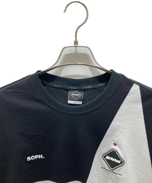 F.C.R.B.（エフシーレアルブリストル）F.C.R.B. (エフシーレアルブリストル) BIG STAR TRAINING L/S TOP ブラック サイズ:XLの古着・服飾アイテム