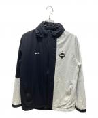 F.C.R.B.エフシーレアルブリストル）の古着「WARM UP JACKET」｜ブラック×ホワイト