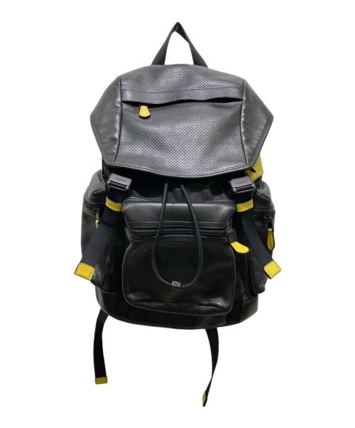COACH（コーチ）COACH (コーチ) パーフォレイテッド　PERFORATED BACKPACK ブラックの古着・服飾アイテム