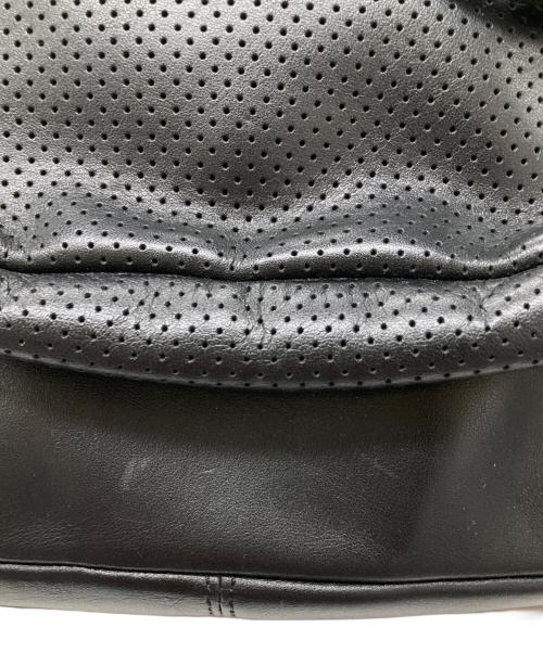 COACH（コーチ）COACH (コーチ) パーフォレイテッド　PERFORATED BACKPACK ブラックの古着・服飾アイテム