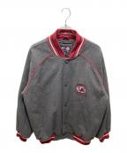 Real Sports Fashion×G-Ⅲ SPORTSレアルスポーツファッション×ジースリースポーツ）の古着「ワッペンスタジャン」｜グレー