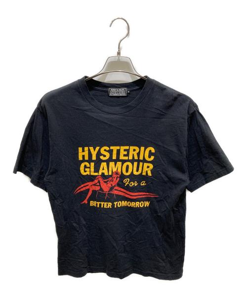 Hysteric Glamour（ヒステリックグラマー）Hysteric Glamour (ヒステリックグラマー) BETTER TOMORROW Tシャツ ブラック サイズ:Ｍの古着・服飾アイテム