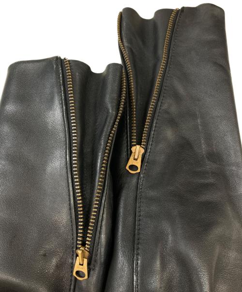 VANSON（バンソン）VANSON (バンソン) ライナー付シングルライダースジャケット ブラック サイズ:34の古着・服飾アイテム