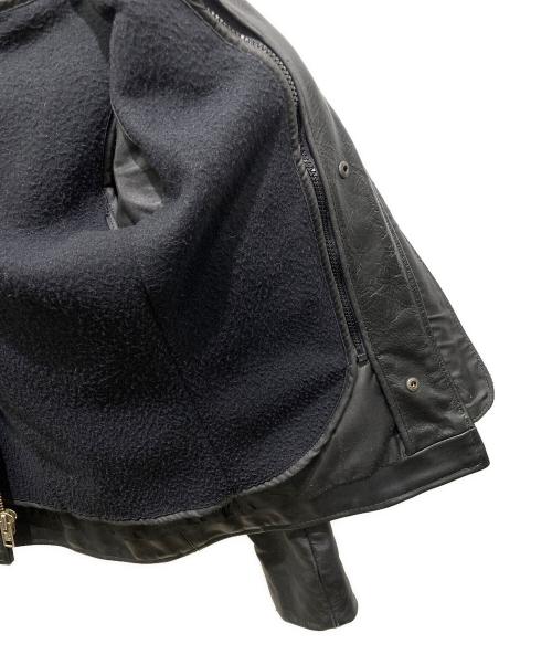 VANSON（バンソン）VANSON (バンソン) ライナー付シングルライダースジャケット ブラック サイズ:34の古着・服飾アイテム