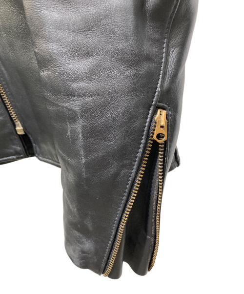 VANSON（バンソン）VANSON (バンソン) ライナー付シングルライダースジャケット ブラック サイズ:34の古着・服飾アイテム