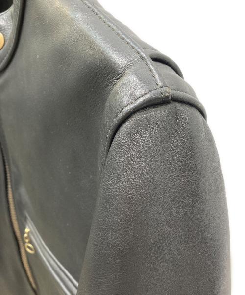 VANSON（バンソン）VANSON (バンソン) ライナー付シングルライダースジャケット ブラック サイズ:34の古着・服飾アイテム