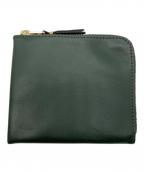 COMME des GARCONSコムデギャルソン）の古着「L字ファスナーウォレット」｜ボトルグリーン
