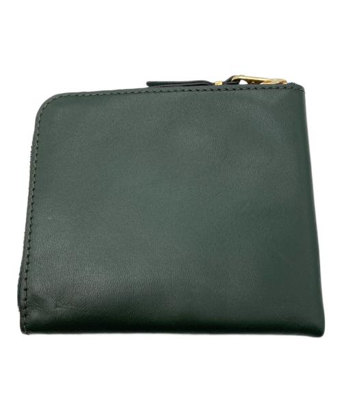 COMME des GARCONS（コムデギャルソン）COMME des GARCONS (コムデギャルソン) L字ファスナーウォレット ボトルグリーンの古着・服飾アイテム