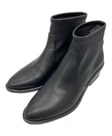 ALEXANDER WANG（アレキサンダー・ワン）の古着「Kori Stretch ショートブーツ」｜ブラック