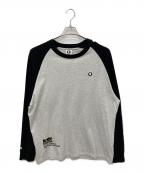 Aape BY A BATHING APEエーエイプ バイ アベイシングエイプ）の古着「ロングスリーブカットソー」｜グレー