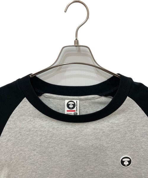 Aape BY A BATHING APE（エーエイプ バイ アベイシングエイプ）AAPE BY A BATHING APE (エーエイプ バイ アベイシングエイプ) ロングスリーブカットソー グレー サイズ:XXLの古着・服飾アイテム