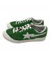 BAPE BY A BATHING APE (ベイプバイアベイシングエイプ) MAD STAローカットスニーカー グリーン サイズ:27.5：10000円