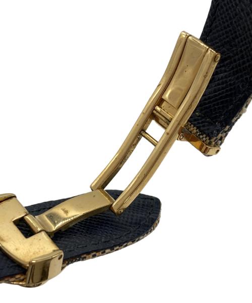 LOUIS VUITTON（ルイ ヴィトン）LOUIS VUITTON (ルイ ヴィトン) モノグラム ミニ グッドラック ブレスレット ネイビー×ベージュの古着・服飾アイテム