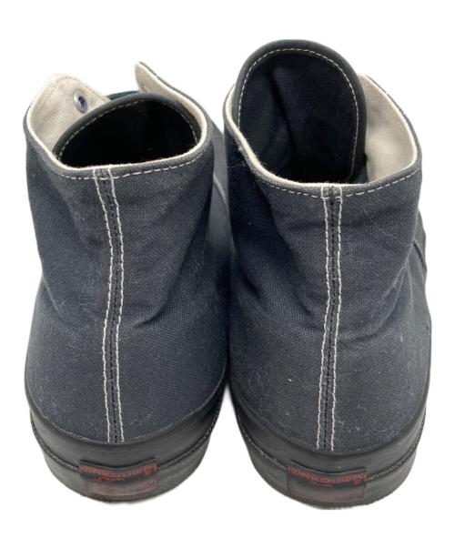 HOMME PLISSE ISSEY MIYAKE（オム プリッセ イッセイ ミヤケ）HOMME PLISSE ISSEY MIYAKE (オム プリッセ イッセイ ミヤケ) ハイカットスニーカー ネイビー サイズ:27.5の古着・服飾アイテム