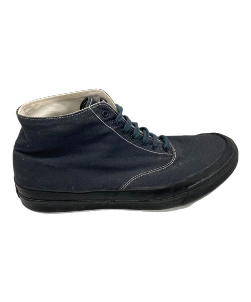 HOMME PLISSE ISSEY MIYAKE（オム プリッセ イッセイ ミヤケ）HOMME PLISSE ISSEY MIYAKE (オム プリッセ イッセイ ミヤケ) ハイカットスニーカー ネイビー サイズ:27.5の古着・服飾アイテム