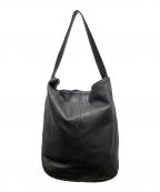 CLEDRANクレドラン）の古着「GALE LEATHER HALF SH」｜ブラック