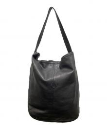 CLEDRAN（クレドラン）の古着「GALE LEATHER HALF SH」｜ブラック