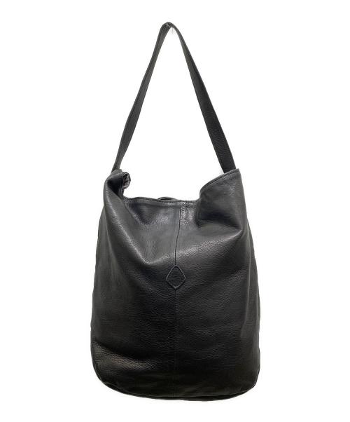 CLEDRAN（クレドラン）CLEDRAN (クレドラン) GALE LEATHER HALF SH ブラックの古着・服飾アイテム