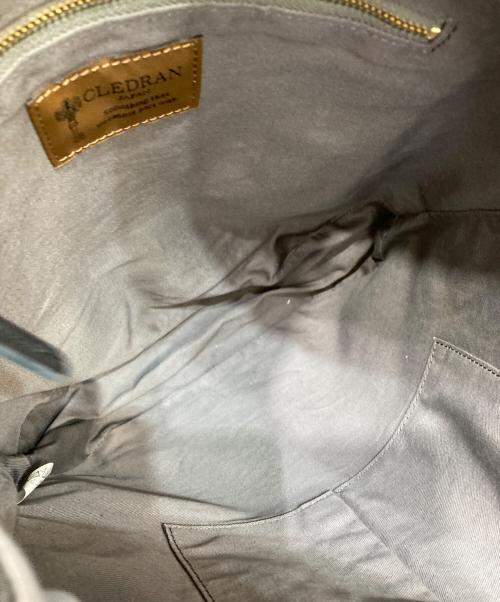 CLEDRAN（クレドラン）CLEDRAN (クレドラン) GALE LEATHER HALF SH ブラックの古着・服飾アイテム