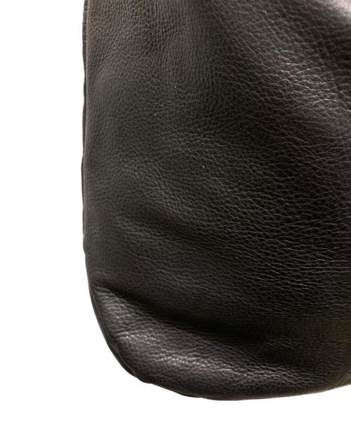 CLEDRAN（クレドラン）CLEDRAN (クレドラン) GALE LEATHER HALF SH ブラックの古着・服飾アイテム